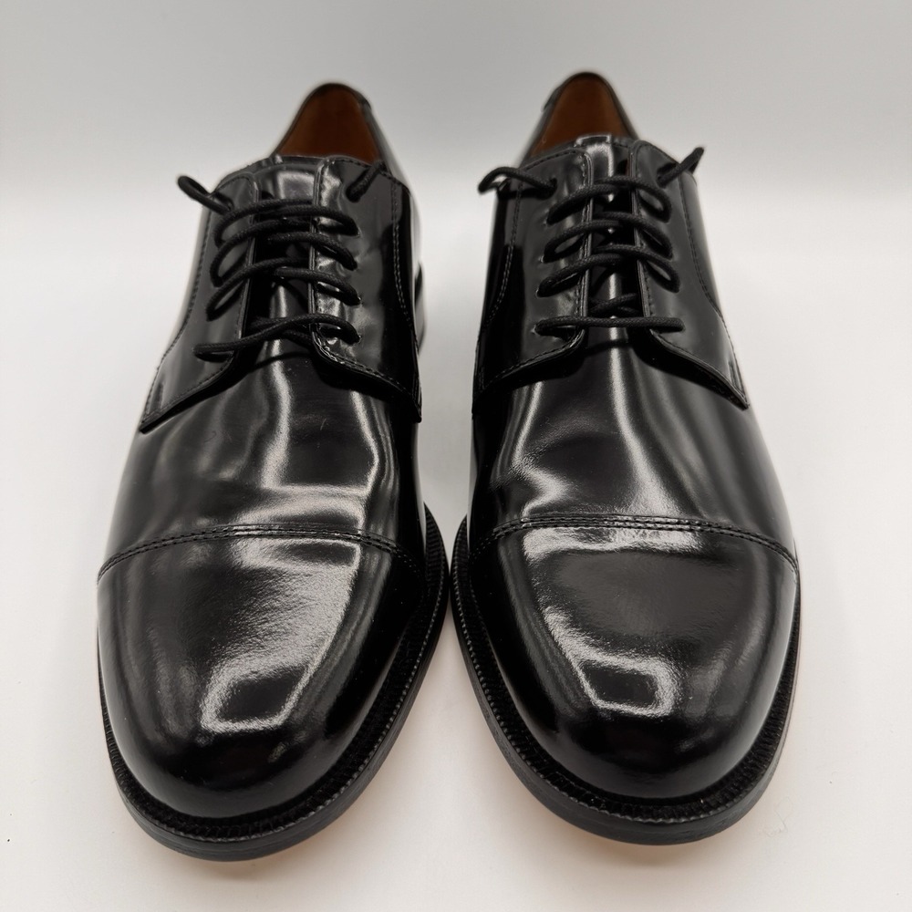 Cole Haan Air Carter Cap Toe Oxford Dress Shoes Black Leather Men's 10M C07226